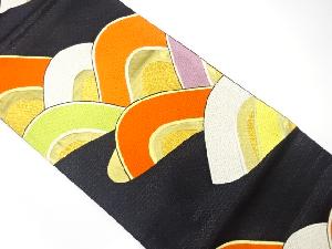 アンティーク　波模様織り出し袋帯（着用可）